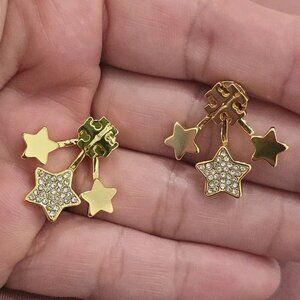 Tory Burch Kira Shooting Star Gold-Plated Stud Earrings